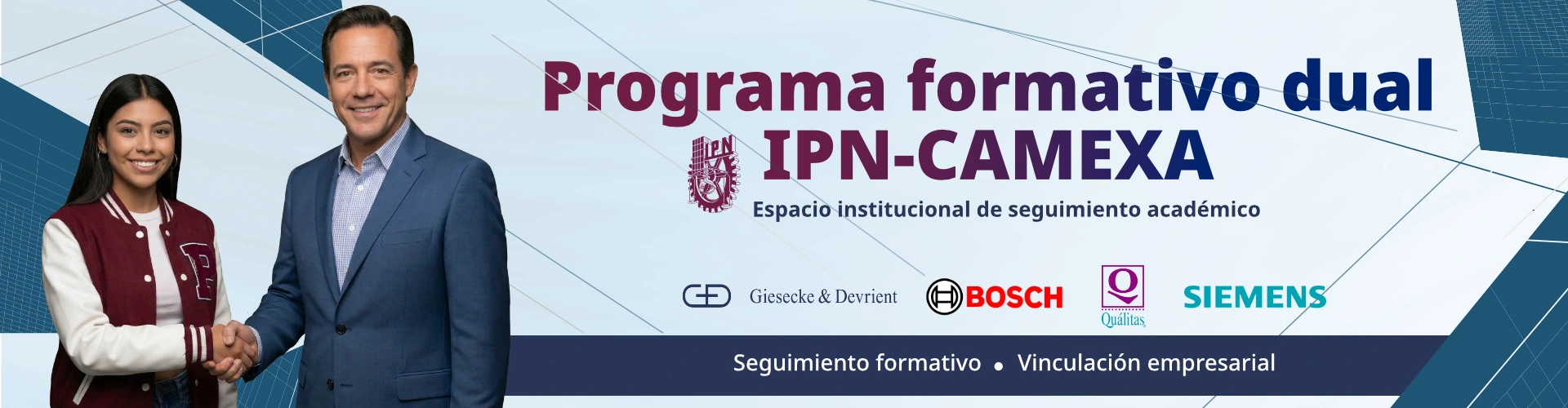 Banner Formación Dual IPN CAMEXA